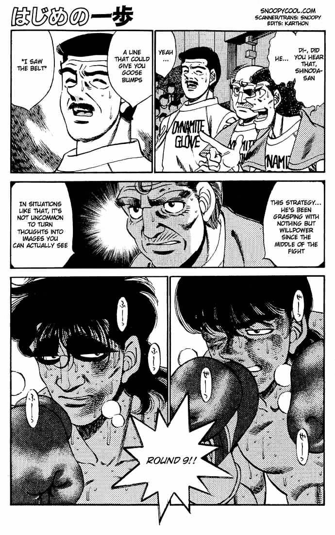 Hajime no Ippo: Fighting Spirit, Chapter 285 image 01